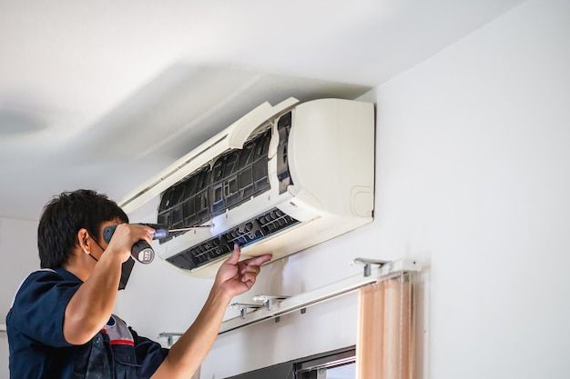 lg air conditioner not blowing cold air